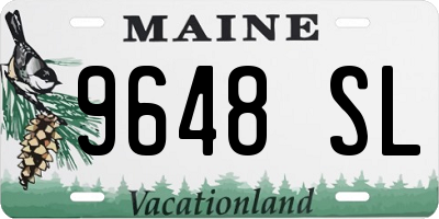 ME license plate 9648SL