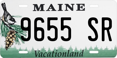 ME license plate 9655SR