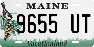 ME license plate 9655UT