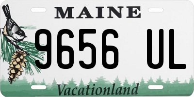ME license plate 9656UL