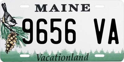 ME license plate 9656VA