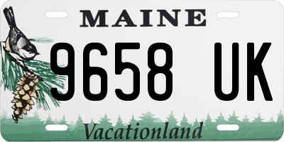 ME license plate 9658UK
