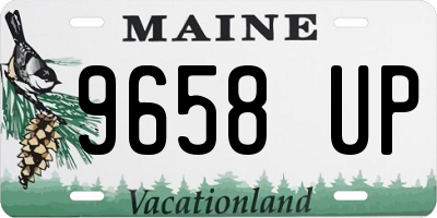 ME license plate 9658UP