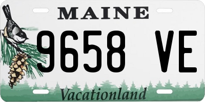 ME license plate 9658VE
