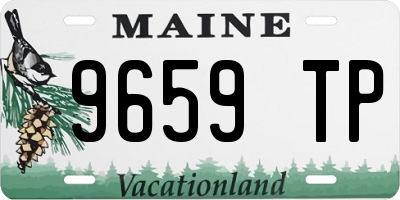 ME license plate 9659TP