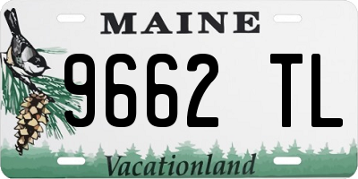 ME license plate 9662TL