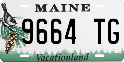 ME license plate 9664TG