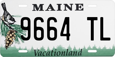 ME license plate 9664TL