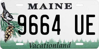ME license plate 9664UE