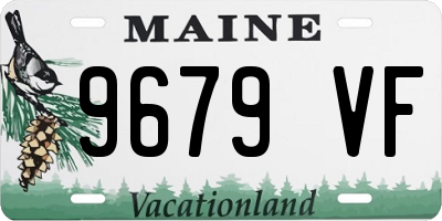 ME license plate 9679VF