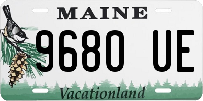 ME license plate 9680UE