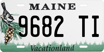 ME license plate 9682TI