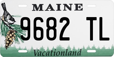 ME license plate 9682TL