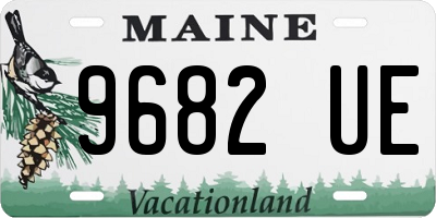 ME license plate 9682UE
