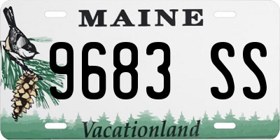 ME license plate 9683SS