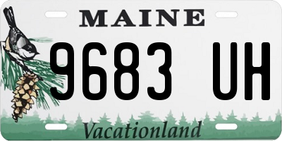 ME license plate 9683UH