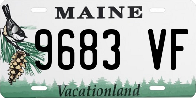 ME license plate 9683VF