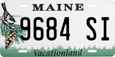ME license plate 9684SI