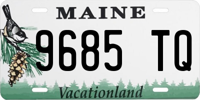 ME license plate 9685TQ