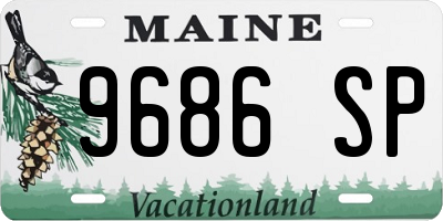 ME license plate 9686SP