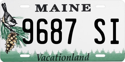 ME license plate 9687SI