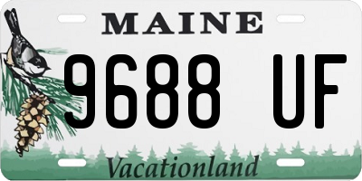 ME license plate 9688UF