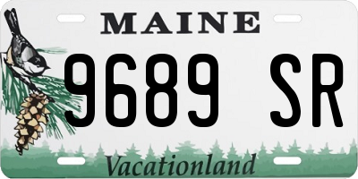 ME license plate 9689SR