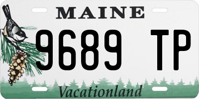 ME license plate 9689TP