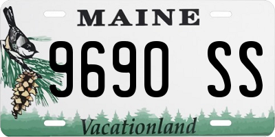 ME license plate 9690SS