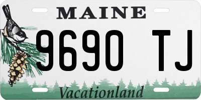 ME license plate 9690TJ
