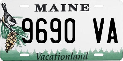 ME license plate 9690VA