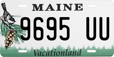 ME license plate 9695UU