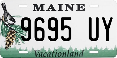 ME license plate 9695UY