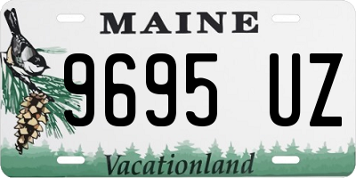 ME license plate 9695UZ