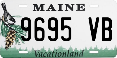 ME license plate 9695VB