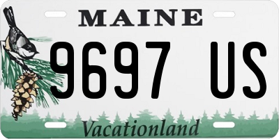 ME license plate 9697US
