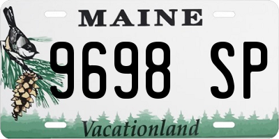 ME license plate 9698SP
