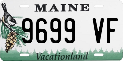ME license plate 9699VF