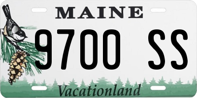 ME license plate 9700SS