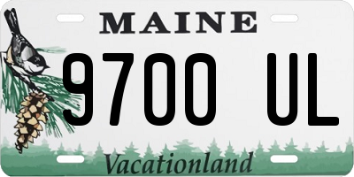 ME license plate 9700UL