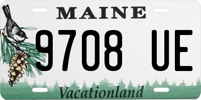 ME license plate 9708UE
