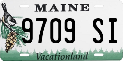 ME license plate 9709SI