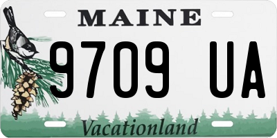 ME license plate 9709UA