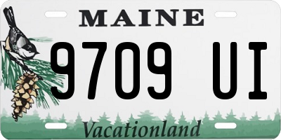 ME license plate 9709UI