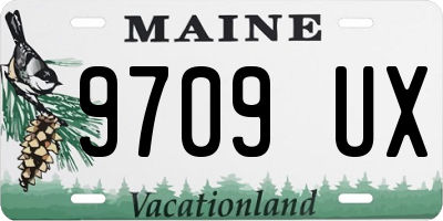 ME license plate 9709UX
