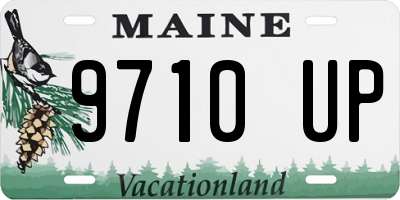 ME license plate 9710UP