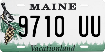 ME license plate 9710UU