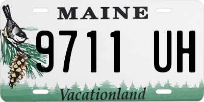 ME license plate 9711UH