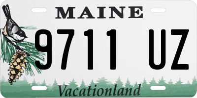 ME license plate 9711UZ