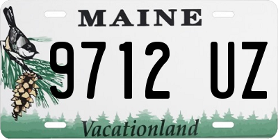 ME license plate 9712UZ